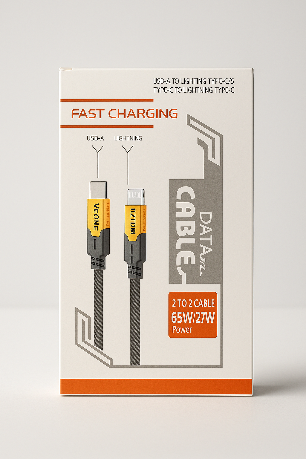 Fast charging data cable 4 in 1