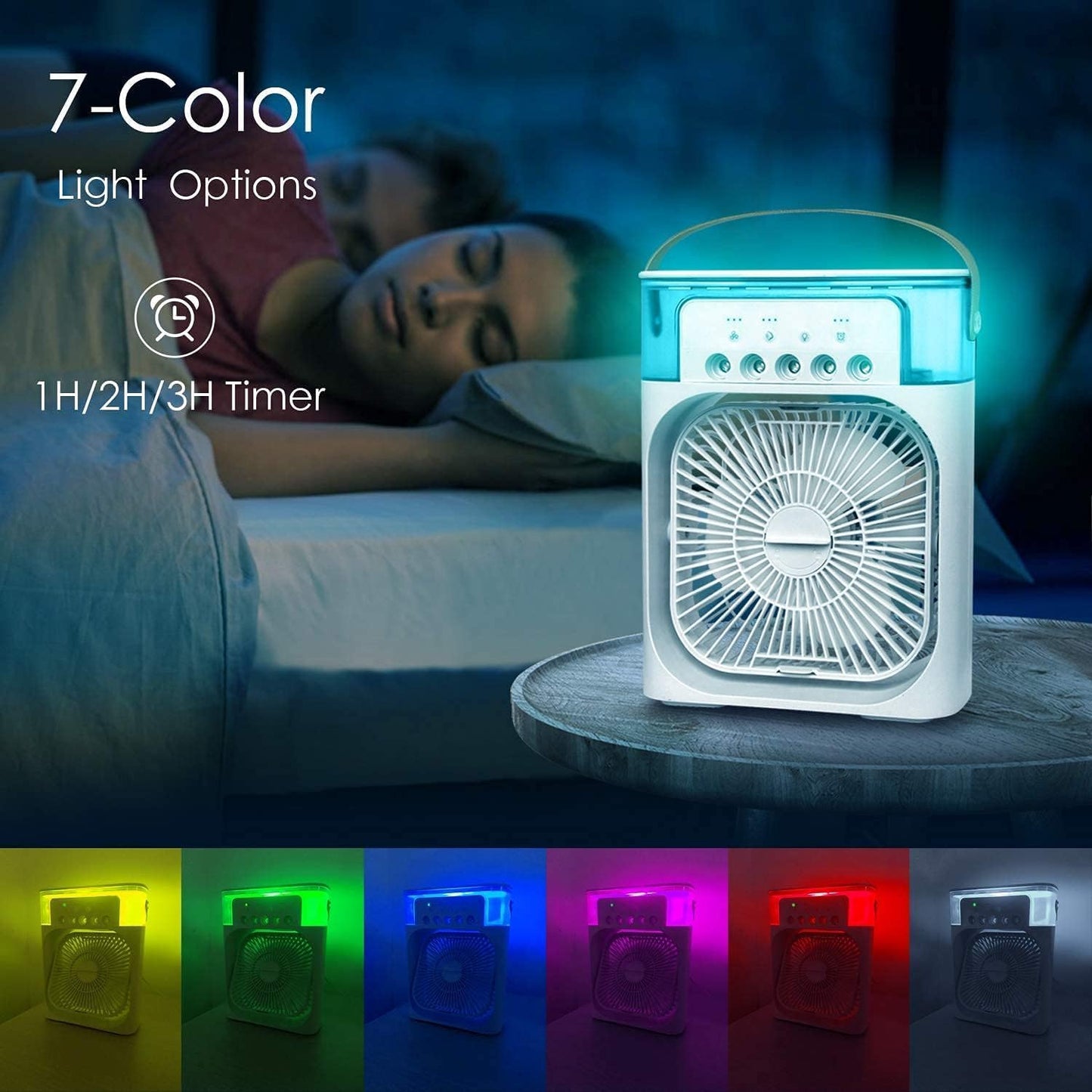 Portable Air Conditioners - 360°Adjustment & USB Powered