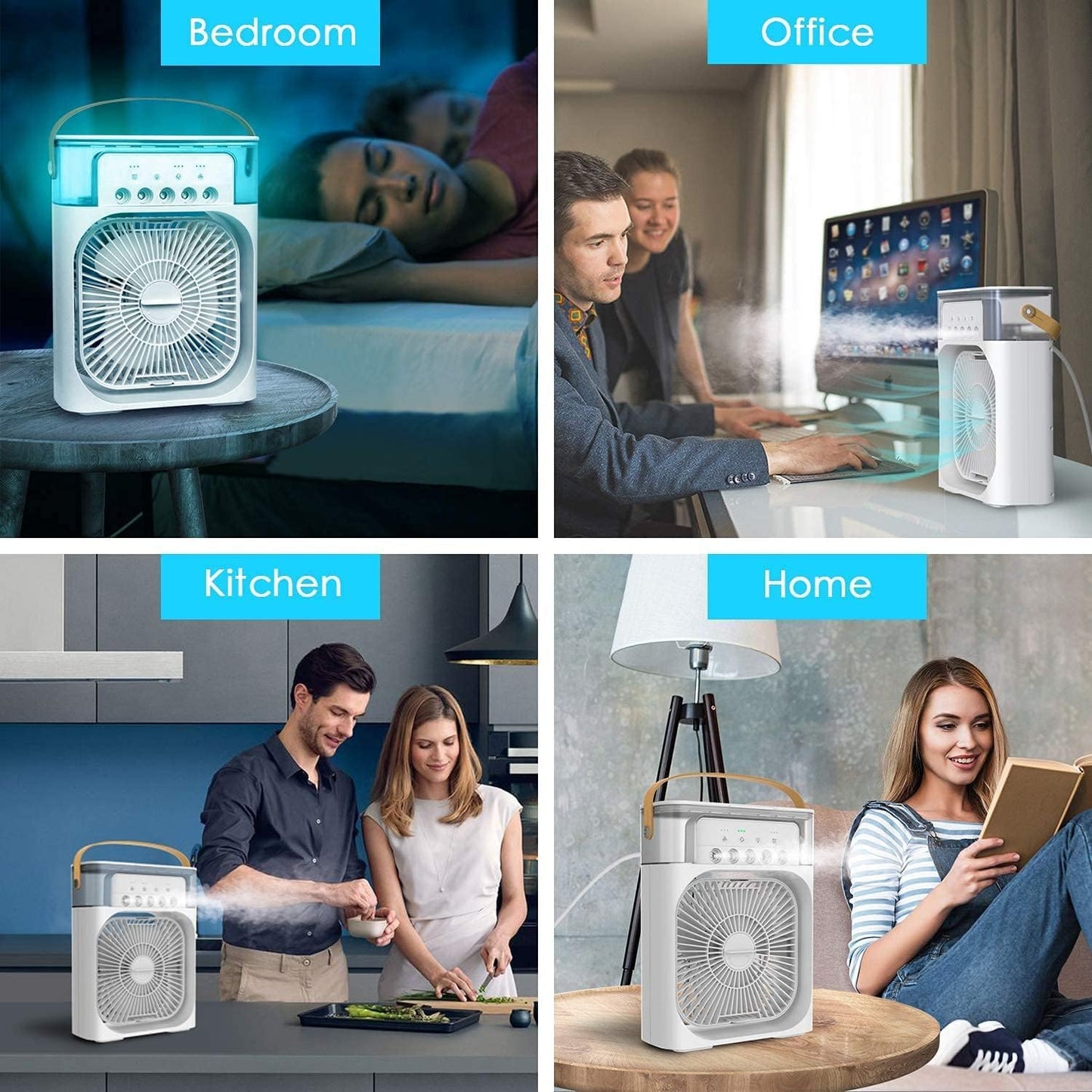 Portable Air Conditioners - 360°Adjustment & USB Powered