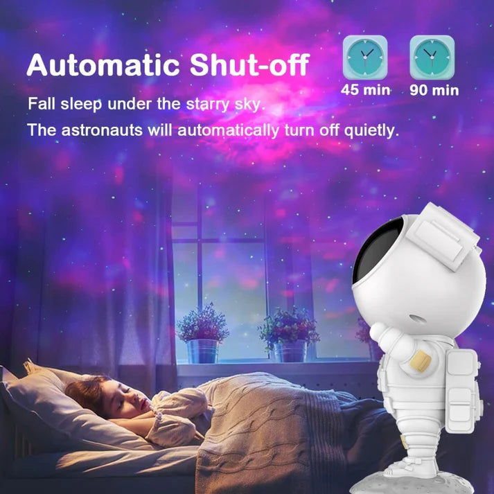 Glowry Astronaut Galaxy Light Projector