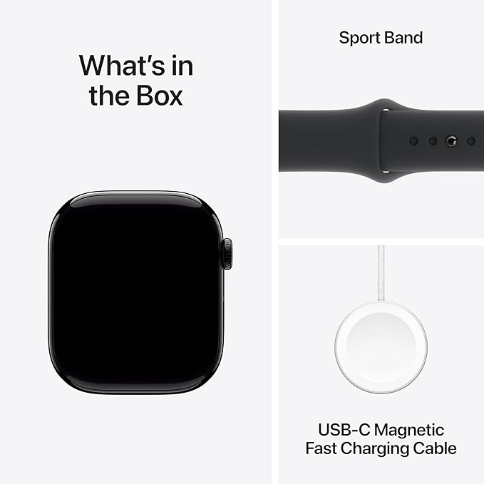 6-in-1 Premium Gadget Combo – Series 10 Watch, Air Pro 2, Premium Extra Strap, 4 in 1 Fast Charging Cable, Silicon Cover & Styles Keychain
