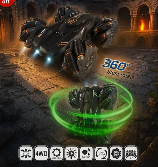Remote Control Car Toy for Kids RC Car 4x4 High-Speed 360° Rotation Rechargeable Battery Remote Cars (Multicolor)